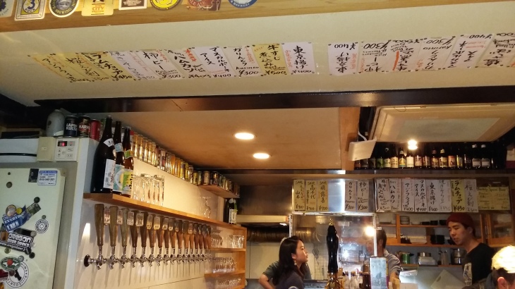 To complete the day, beers at the Baird Beer Tap Room in Harajuku