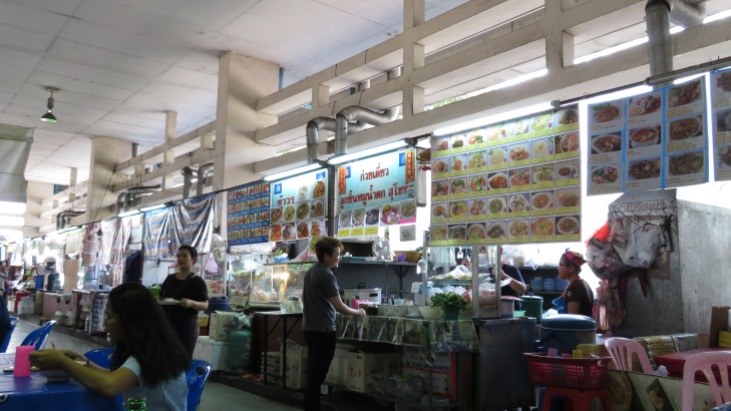 Food court behind Centrepoint Silom/Robinsons - great food and minimal price