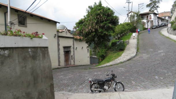 Steep streets of Guápulo